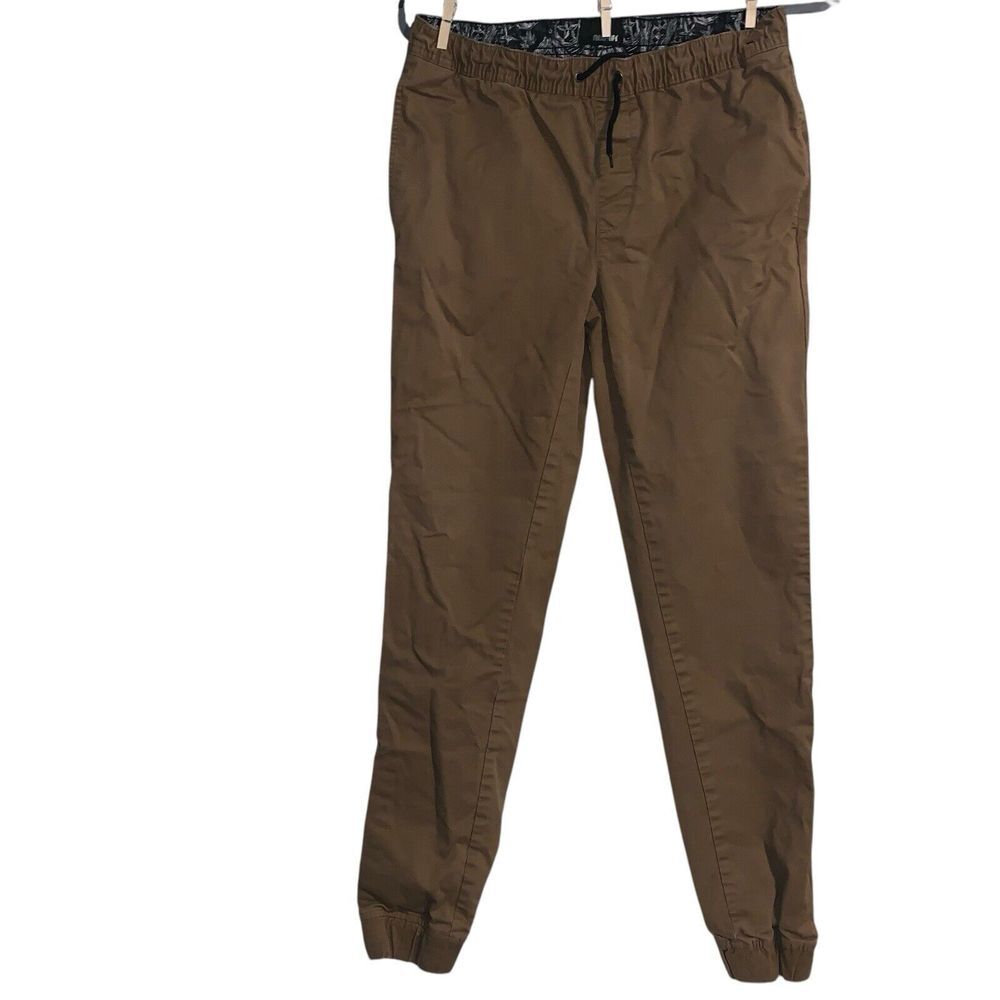 Amplify Jogger Pants Mens Small‎ Tan Flex Stretch Outdoor Preppy Adjustable